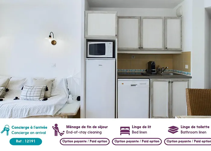 Appartement 450m De La Plage, En Résidence Pour 4 *